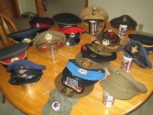 mixt lot of army hats