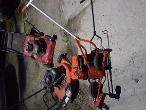 2 Lawnmowers and Edger - Used- For Parts