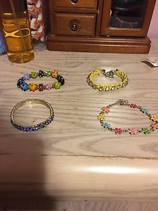 4 Bracelets for sale