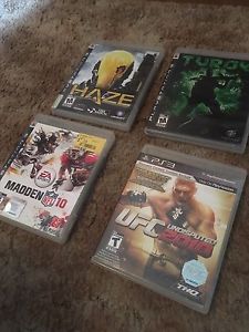 4 PS3 games for sale!
