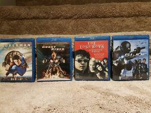 4 blu rays mint condition