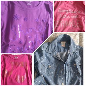 4 long sleeve shirt, girl's size 