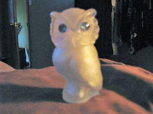AVON VINTAGE DECANTERS OWL, CAT, DOG AND FROG