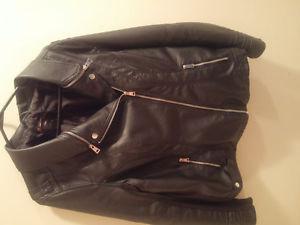 Additionelle Faux Leather Jacket