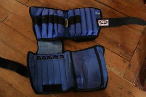 Adjustable leg Weights - All Pro upto 20 lbs (2 Sets) - $75