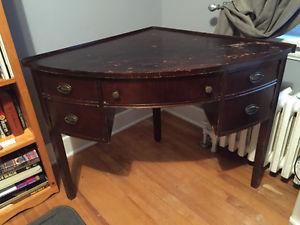 Antique corner table