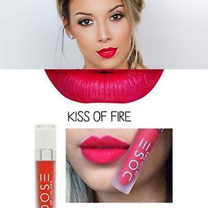 BNIB Dose of Colors "kiss of fire" liquid lipstick