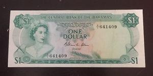  Bahamas $1 dollar Notes
