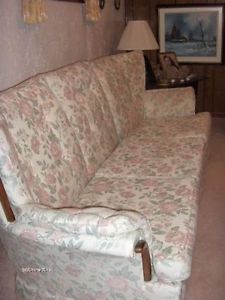Beautiful Matching Couch and Chair Set - reupholstered
