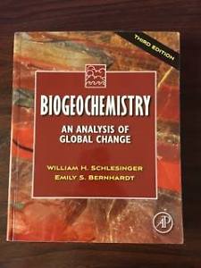 Biogeochemistry textbook