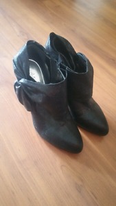 Black ankle boots