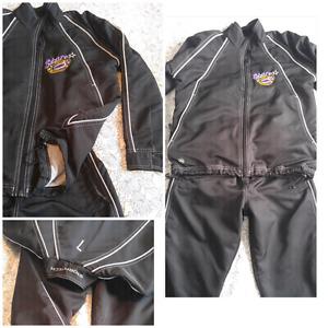 Black track suit, girl's size 10