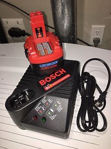 Bosch 30 min Chargers & Blue Core Ni-Cad Batteries