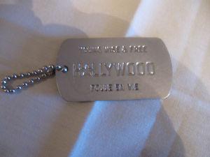 COLLECTIBLE Old Vintage "HOLLYWOOD" CAR KEY RING