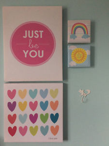 Canvas wall art for girls room