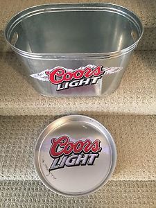 Coors Light Beer Bucket and Serving Tray
