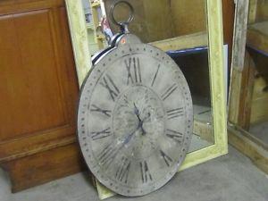 DECORATIVE LARGE INDUSTRIAL VICTORIAN WALL CLOCK $100 HOME