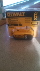 DeWalt 5amp XR li-io battery