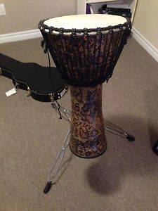 Djembe and stand