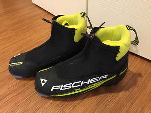 Fischer XJ Sprint Kids' Cross Country Ski Boots Size EU35