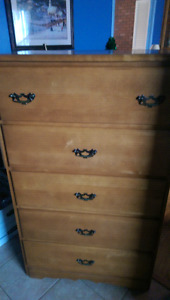 Five Drawer Dresser (maple)