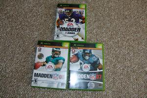 Football. Madden NFL ' Xbox. 3 games for $10