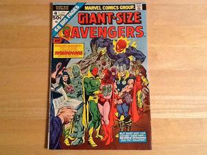 Giant Size Avengers 4 comic Wedding Of Vision And Scarlett