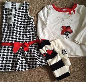 Girls Gymboree Outfit 6-12m.