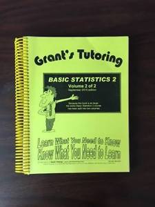 Grants Tutoring for Basic Statistics 2