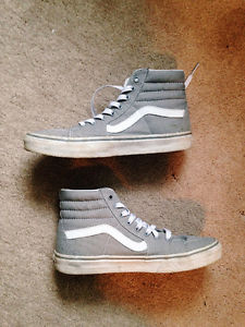 Grey Vans SK8-Hi Shoes