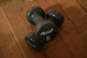 Hand Weights - 10 pounds and 5 pounds - $20
