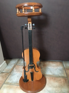 Handmade Fiddle plant stand