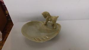 Horse statue dish.