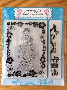 Japanese Tea Garden Collection stamp and embossing folder