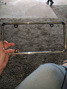Jeweled license plate cover NEW