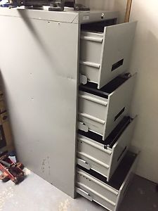 Large 4 drawer filing cabinet