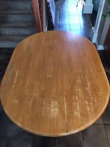 Large Oval Wood Table