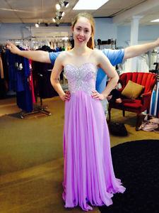Lilac Prom Dress Size 4