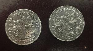  Manatoba Canada $1 dollar coins