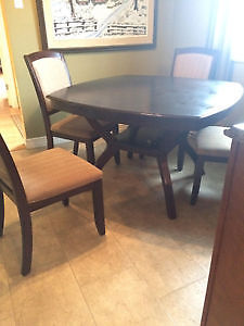 Moving sale: Cherry dining room table & 4 chairs