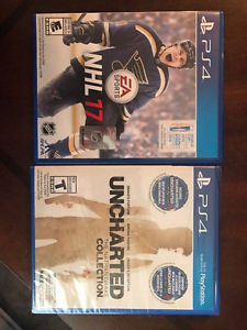 NHL 17 & Uncharted the Nathon Drake Collection