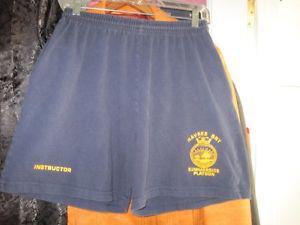 Navy Instructor Cotton Academy Shorts - Size Large