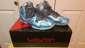 Nike LeBron XI (Gamma Blue) Size 10.5 U.S.
