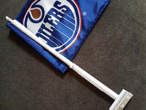 Oilers Car Flag