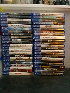 Ps4 games for sale taking offers