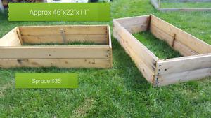 Raised garden bed planter box and more