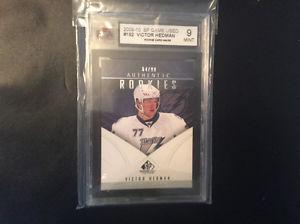 SP Game Used #192 Victor Hedman rc () grated at