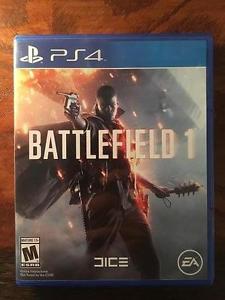 Selling or trading battlefield 1 for ps4!