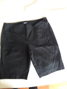 Size 16 black shorts