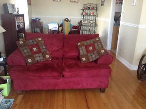 Sofa and love seat